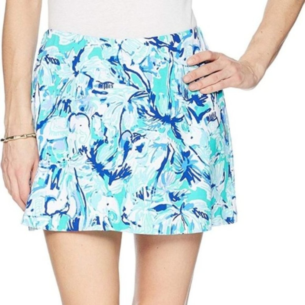 Lilly Pulitzer Elephant Appeal Madison Skort XS - Like new, golf skirt